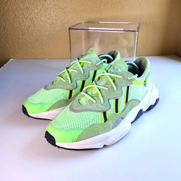 Adidas Ozweego Glow Green - Men Size 10.5 - Picture 5 of 10
